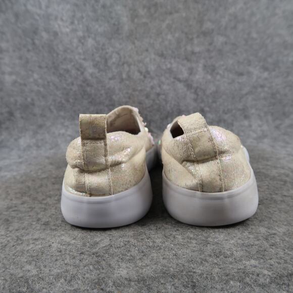 Cat & Jack Shoes Kids 2 Sneakers Slip On Casual Trainers Sequin Embellished Pink - Picture 5 of 11